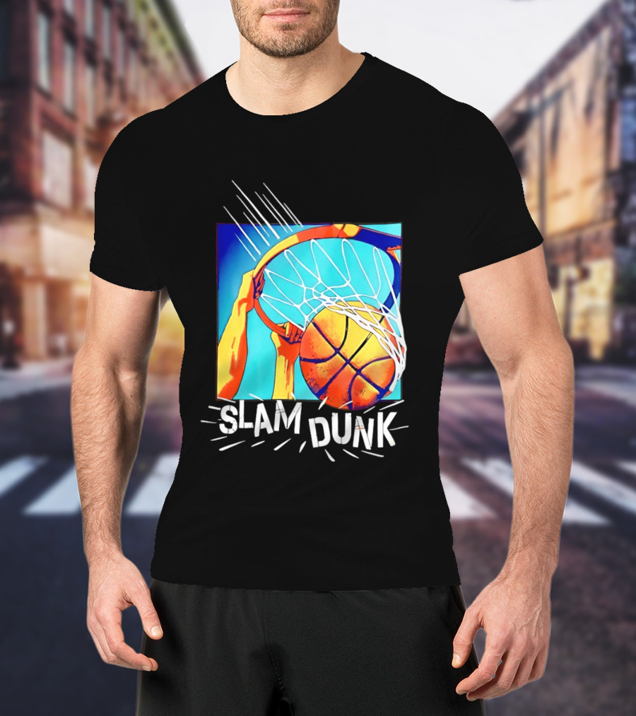 Slam Dunk Basketball Children's Place Hoop Action Kids T-Shirt