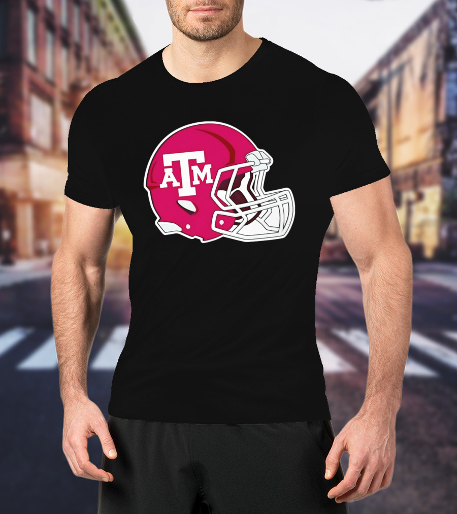 Texas A&M Aggies Football Helmet Fan Gear T-Shirt