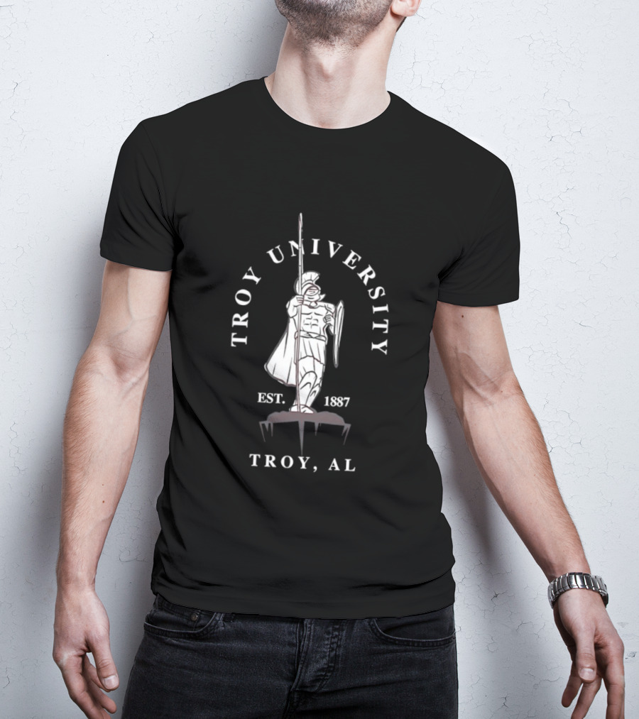Troy University Trojan Warrior Est 1887 Troy AL T-Shirt
