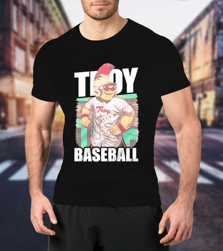 Troy University Trojans Baseball Team Collegiate Athletic Spirit T-Shirt
