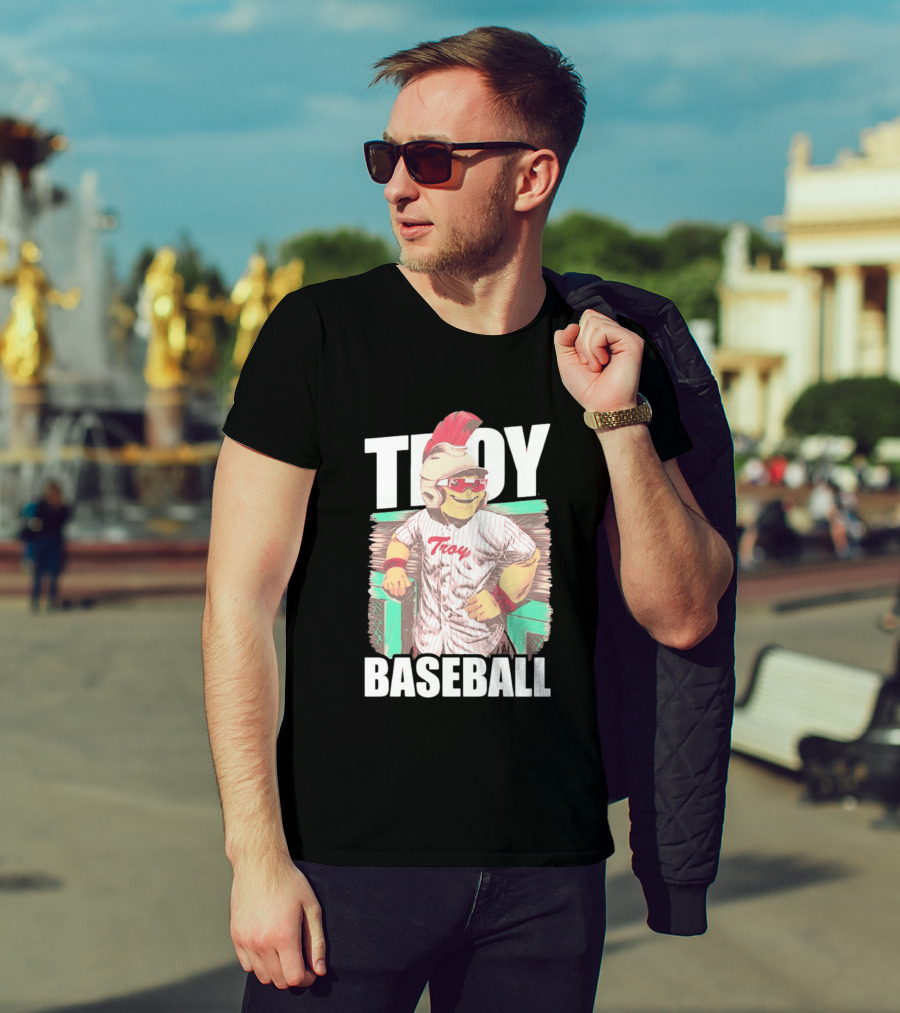Troy University Trojans Baseball Team Collegiate Athletic Spirit T-Shirt