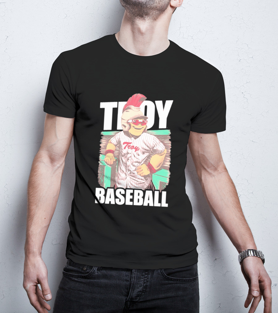 Troy University Trojans Baseball Team Collegiate Athletic Spirit T-Shirt