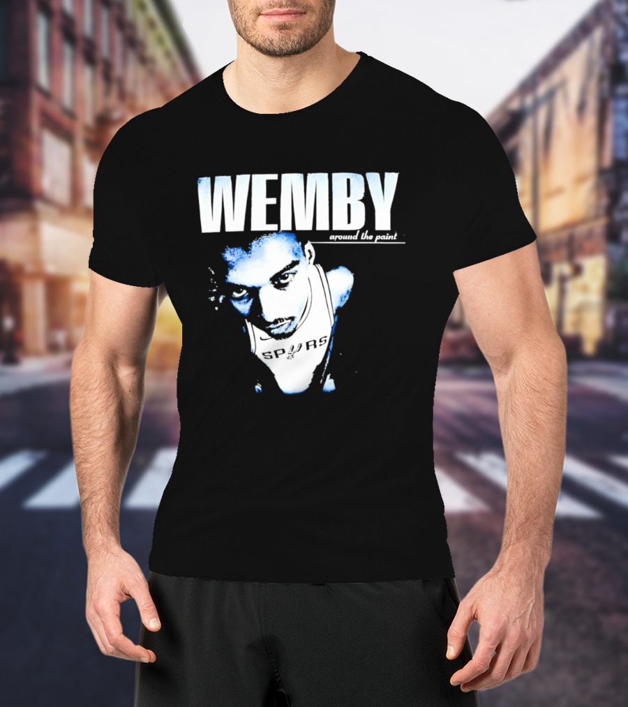 Wemby Around The Point Victor Wembanyama NBA 2026 San Antonio Spurs T-Shirt