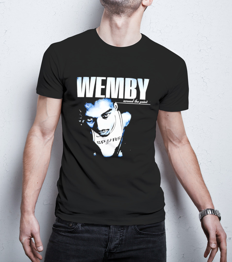 Wemby Around The Point Victor Wembanyama NBA 2026 San Antonio Spurs T-Shirt
