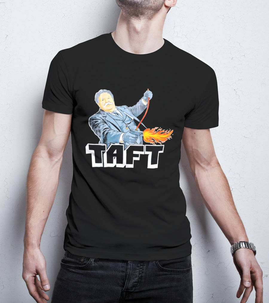 William Howard Taft Wild West Gunfire Embrace T-Shirt