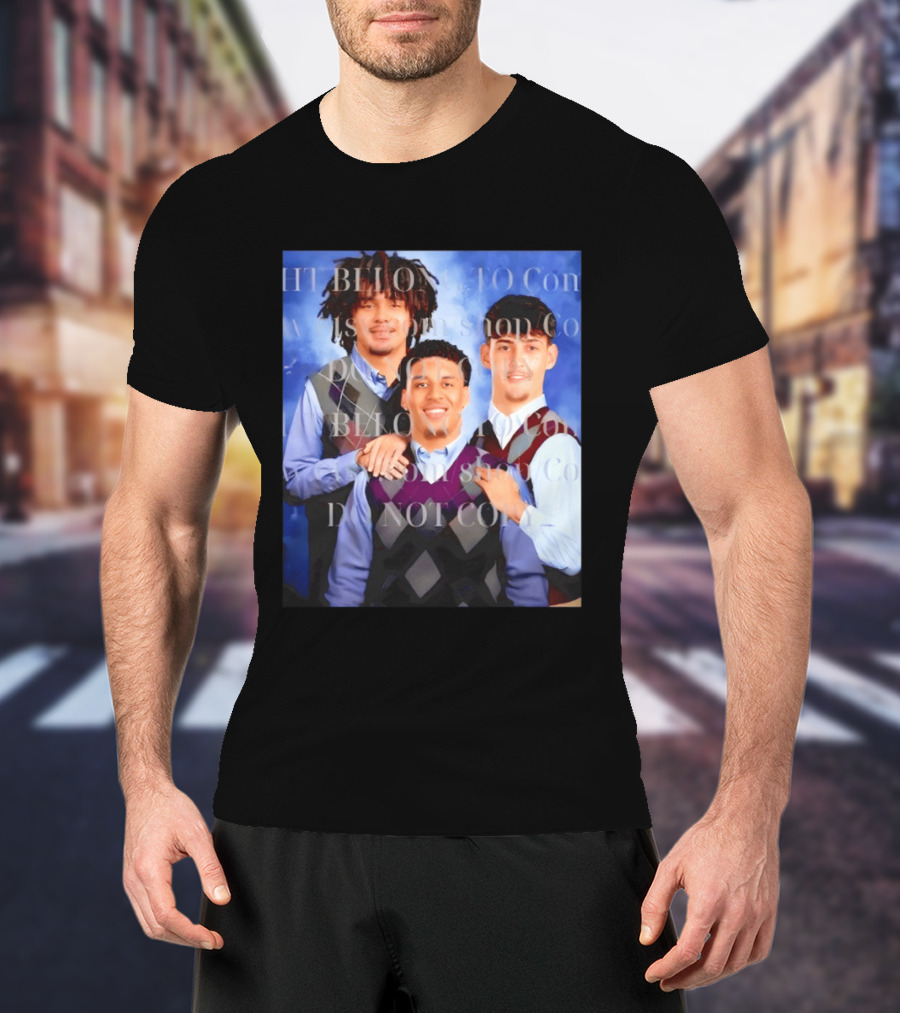 Yaxel Lendeborg Elliot Cadeau Aday Mara Step Brothers Basketball Photo T-Shirt