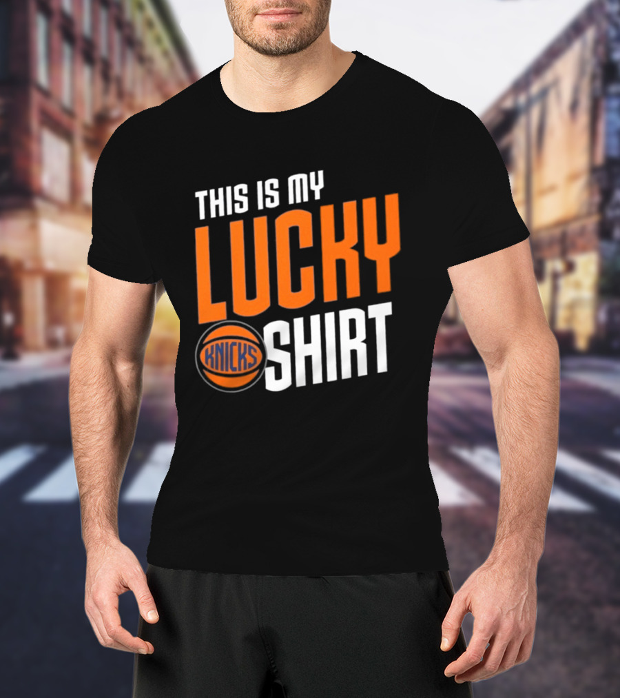 New York Knicks This Is My Lucky Knicks T-Shirt