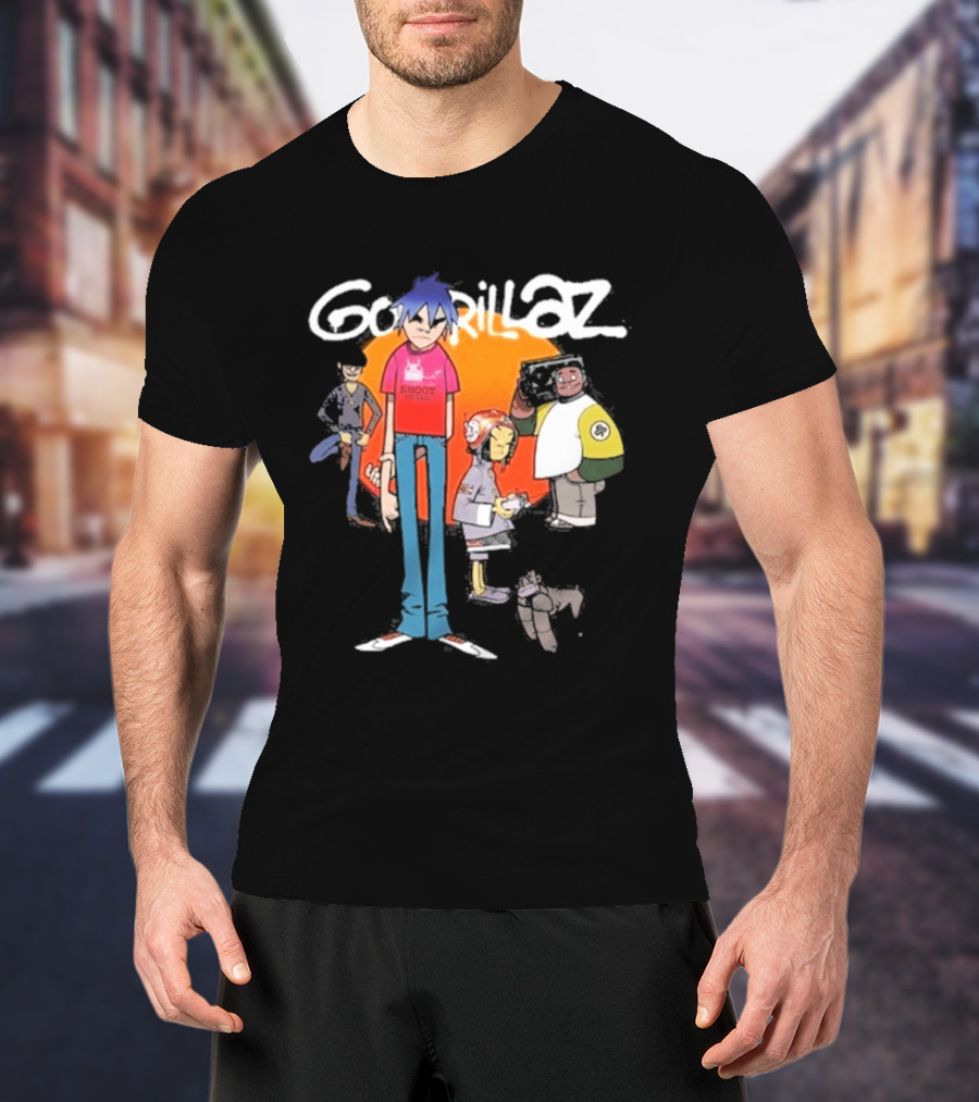 Gorillaz Summer Tour 2026 Band Members T-Shirt