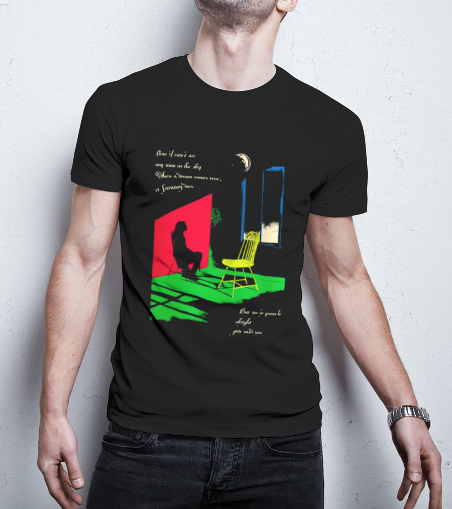 Phoebe Bridgers Chair Tour Shadow Scene With Moon And Writing T-Shirt