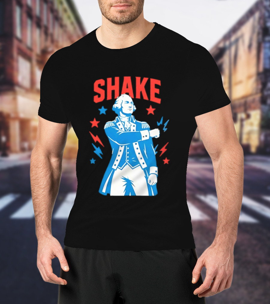 Shake And Bake George Washington America Drinking T-Shirt