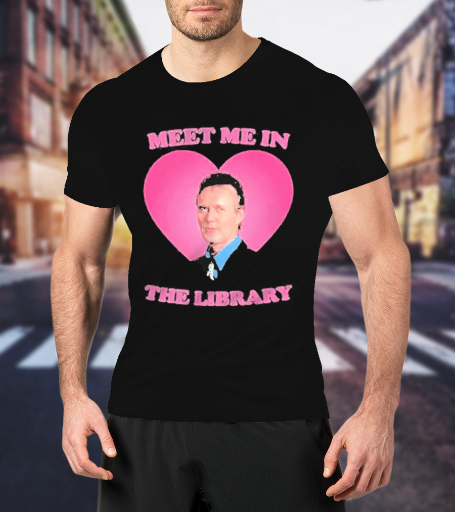 Meet Me In The Library Pink Heart Anthony Head Rupert Giles 2026 T-Shirt