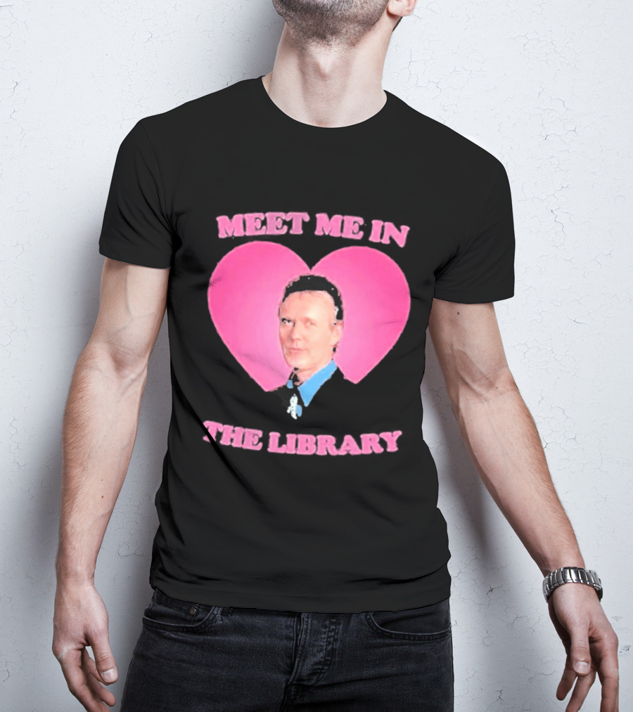 Meet Me In The Library Pink Heart Anthony Head Rupert Giles 2026 T-Shirt