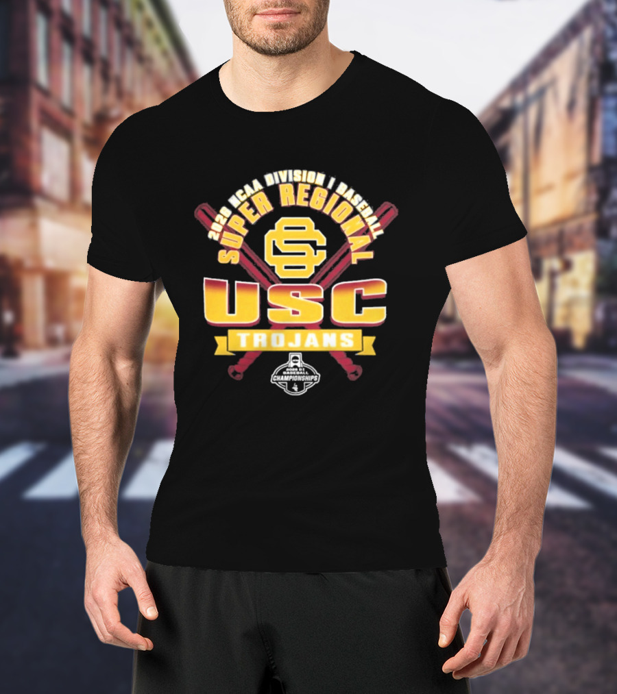 USC Trojans 2026 NCAA Division 1 Baseball Super Regional T-Shirt