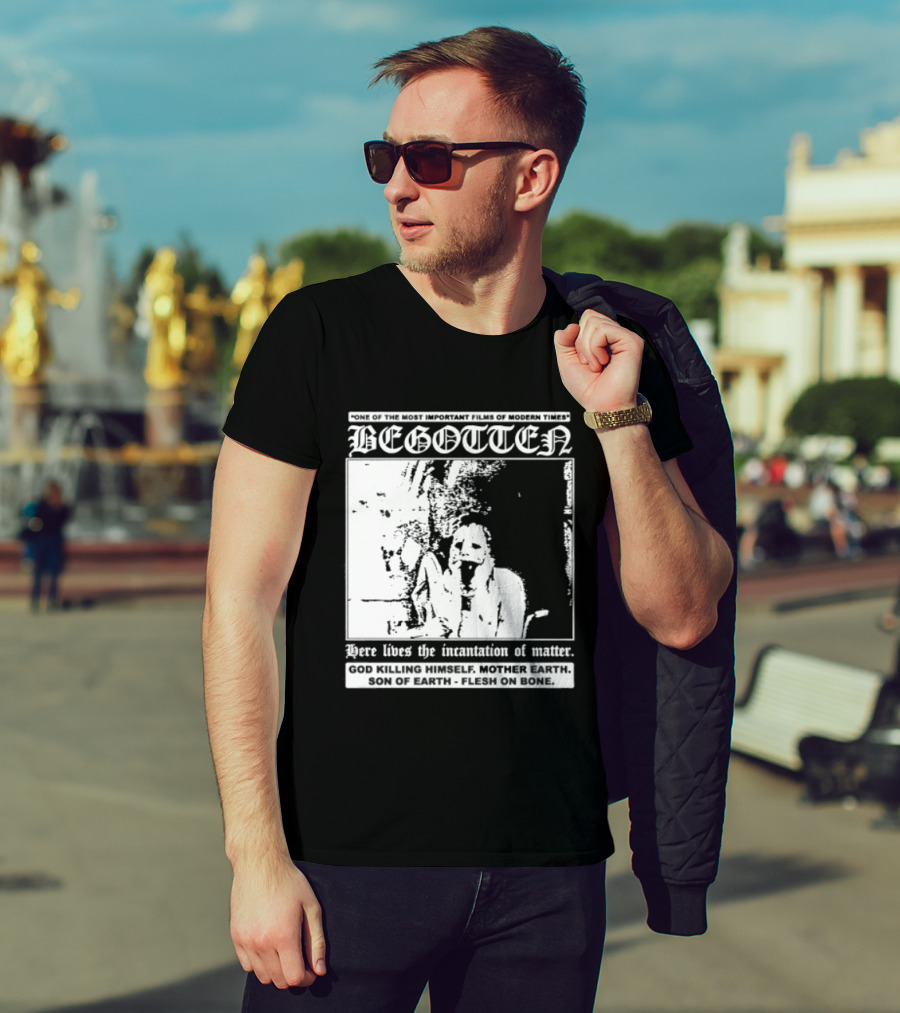 Begotten Most Important Films Modern Times Bootleg Surreal Cult Classic Horror Movie T-Shirt