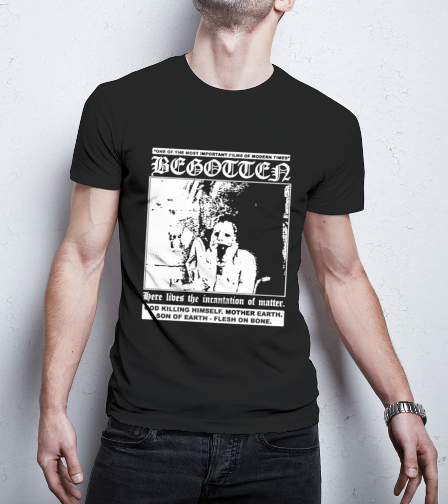 Begotten Most Important Films Modern Times Bootleg Surreal Cult Classic Horror Movie T-Shirt
