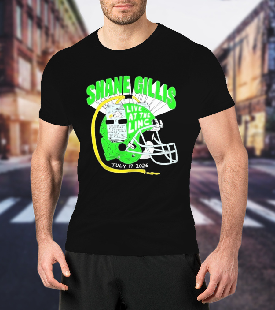 Shane Gillis Live At The Linc Philadelphia July 17 2026 Helmet T-Shirt