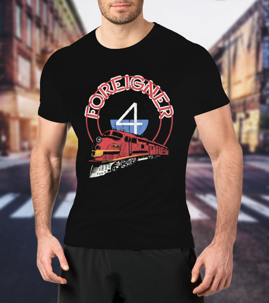Foreigner 4 Train Red T-Shirt