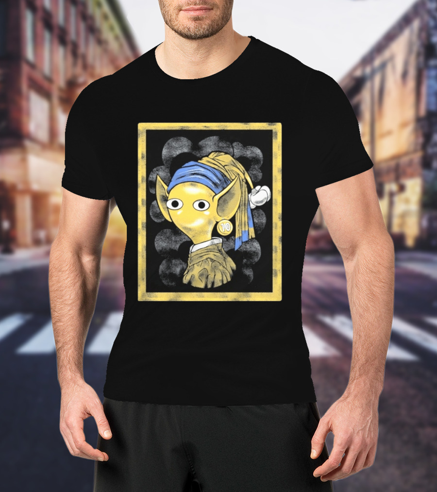 Girl With A Pellet Earring Alien Number 10 T-Shirt