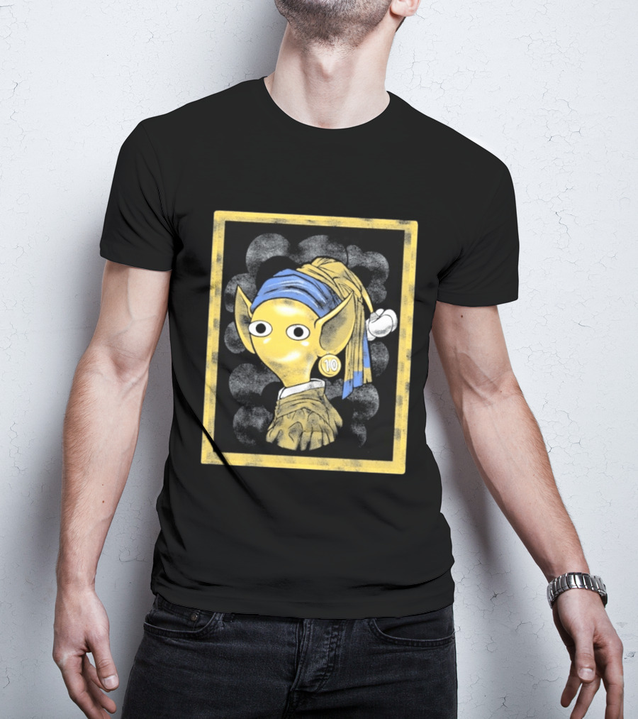 Girl With A Pellet Earring Alien Number 10 T-Shirt