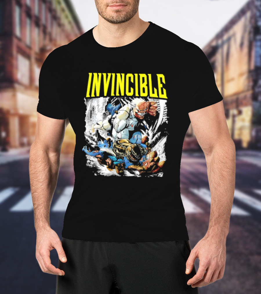Invincible Thragg Vs Omni Man Epic Battle Comics T-Shirt