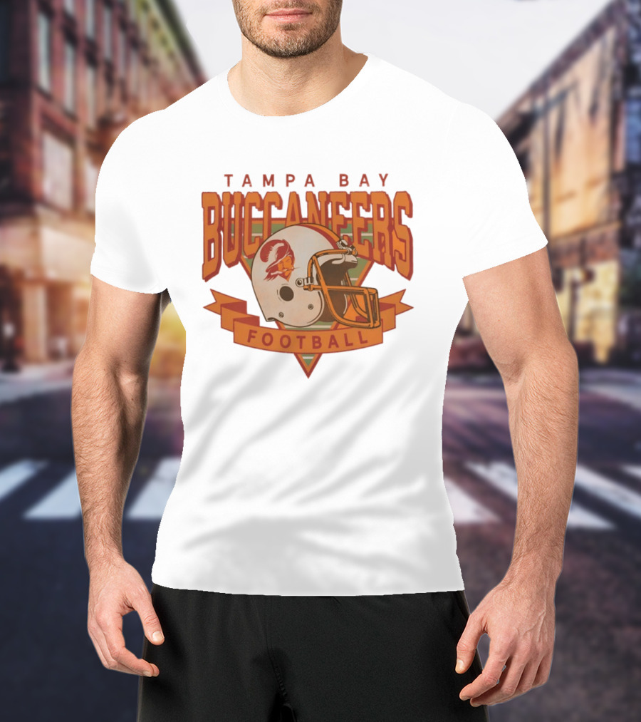 Tampa Bay Buccaneers Football Helmet T-Shirt