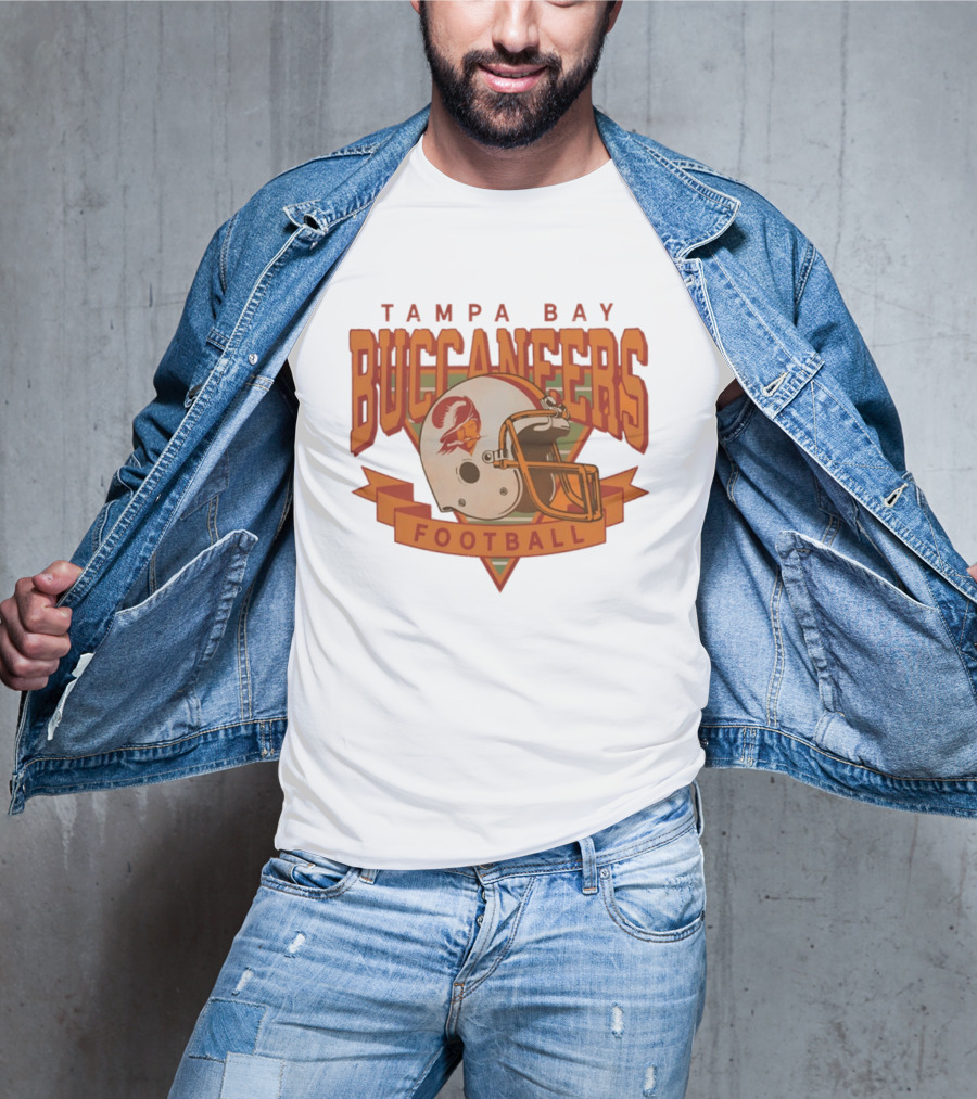 Tampa Bay Buccaneers Football Helmet T-Shirt