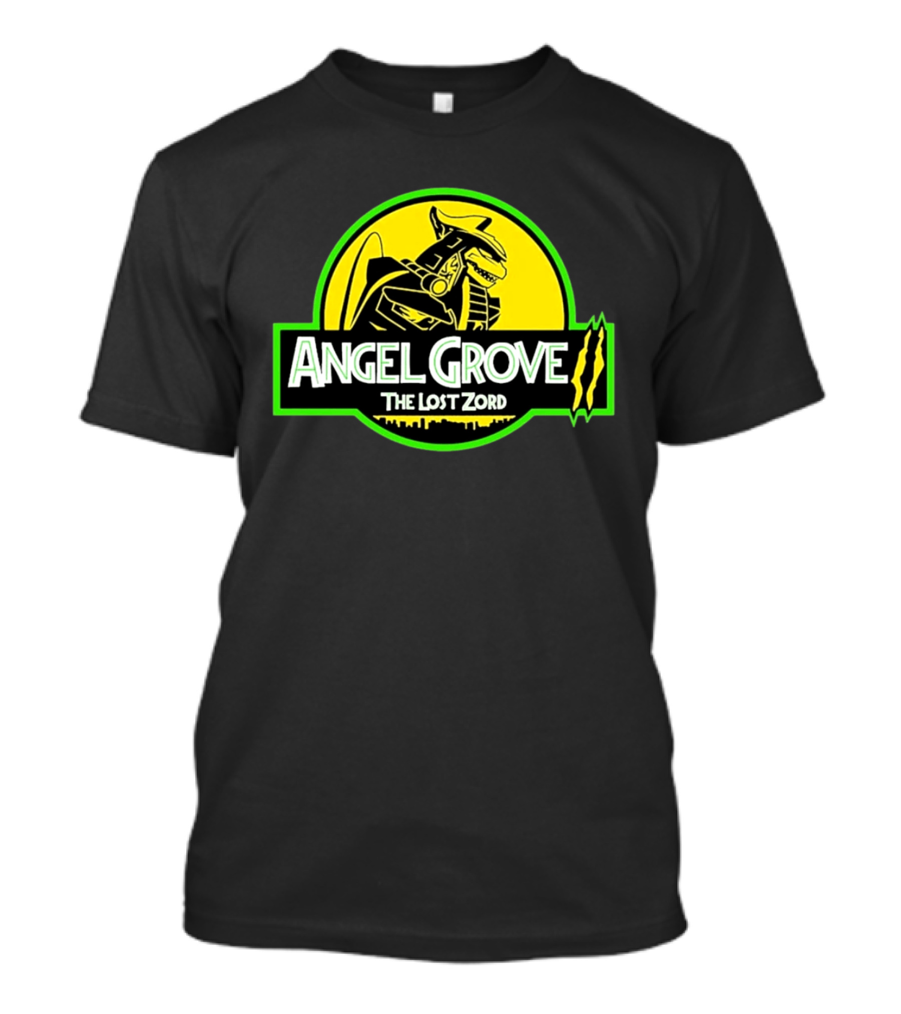 Angel Grove The Lost Zord Dinosaur Robot T-Shirt