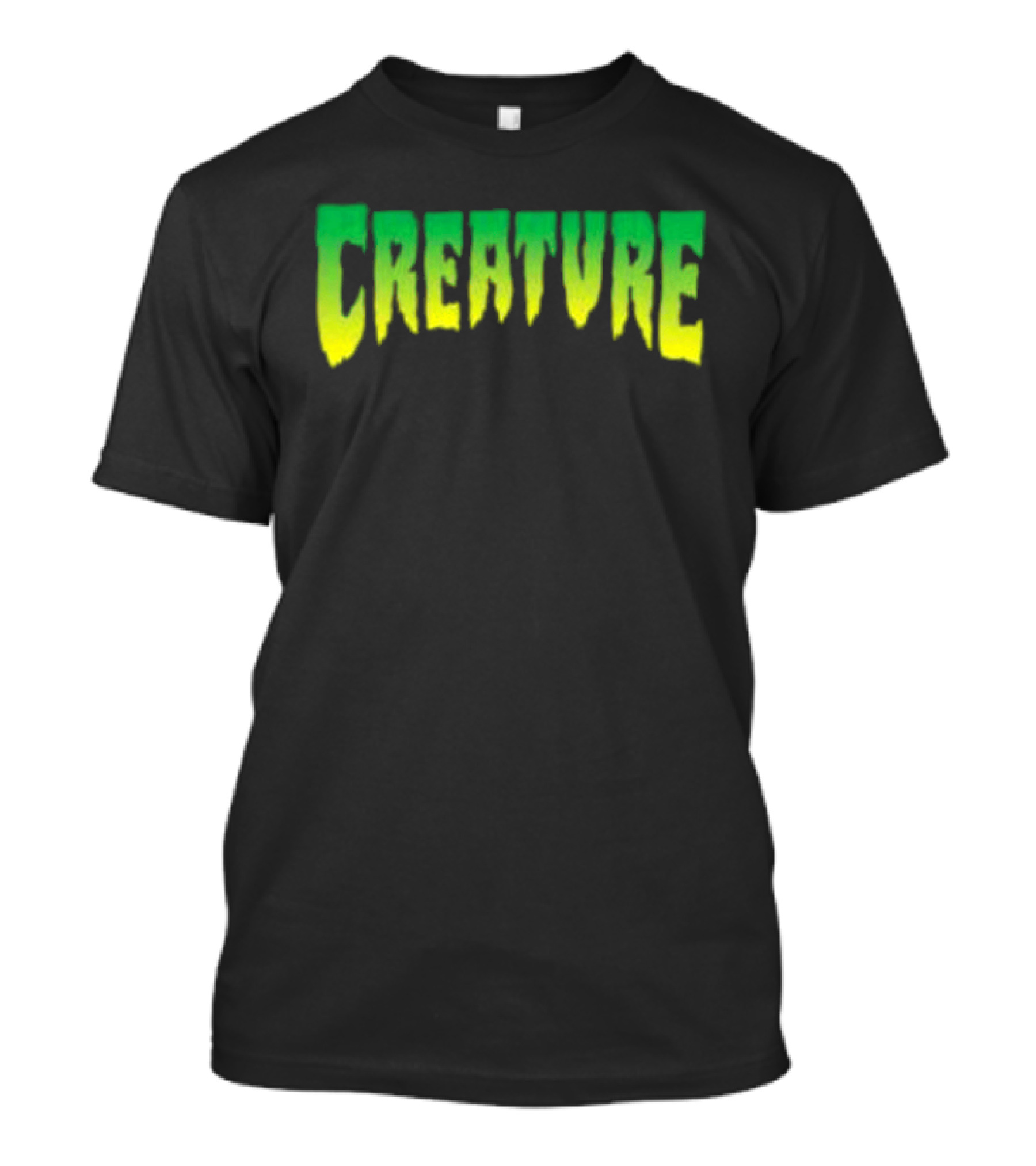 Bingo Store Creature Mens Green Yellow Gradient T-Shirt