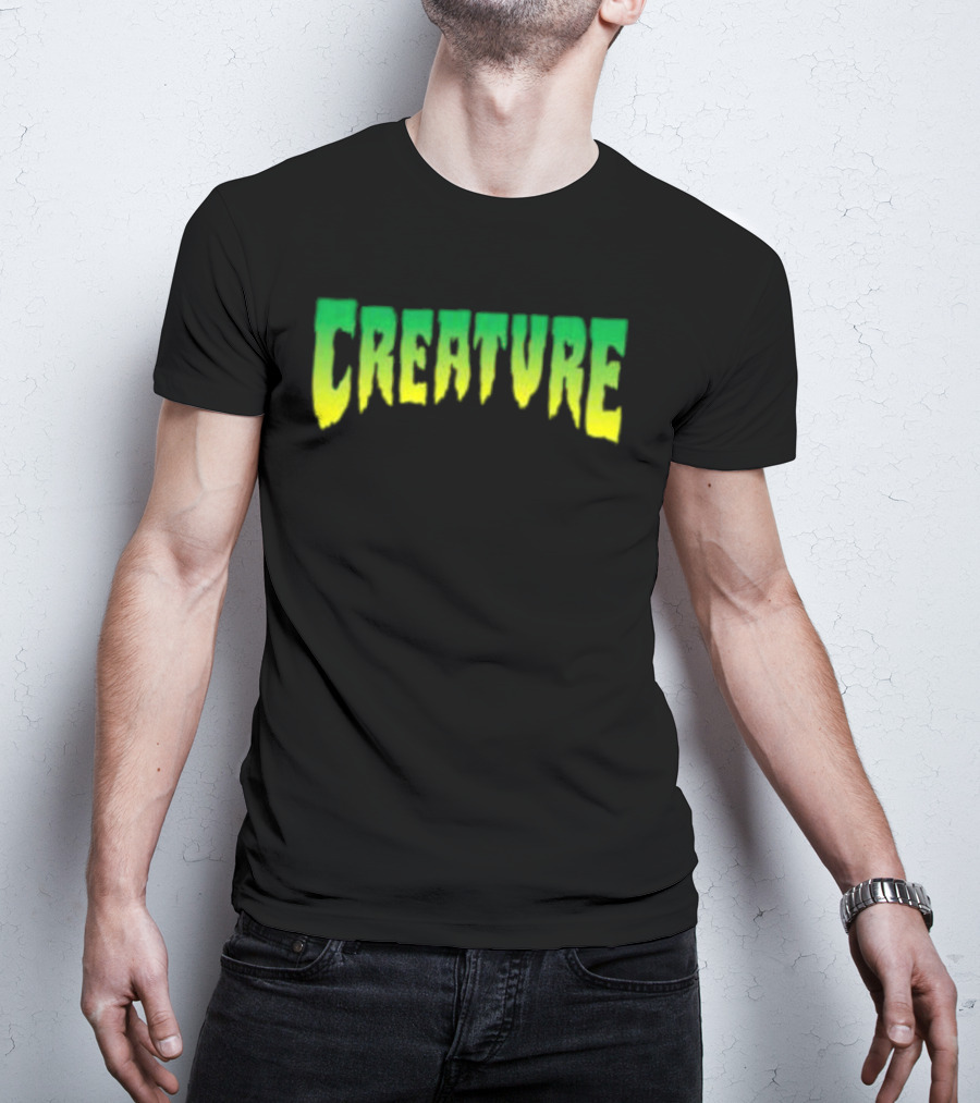 Bingo Store Creature Mens Green Yellow Gradient T-Shirt