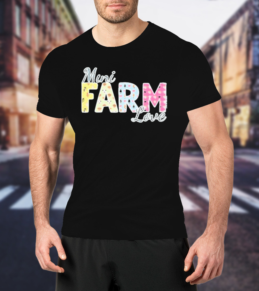Mini Farm Love Floral Pastel T-Shirt