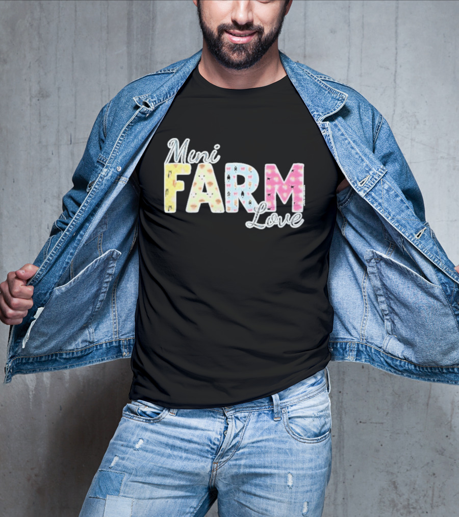 Mini Farm Love Floral Pastel T-Shirt