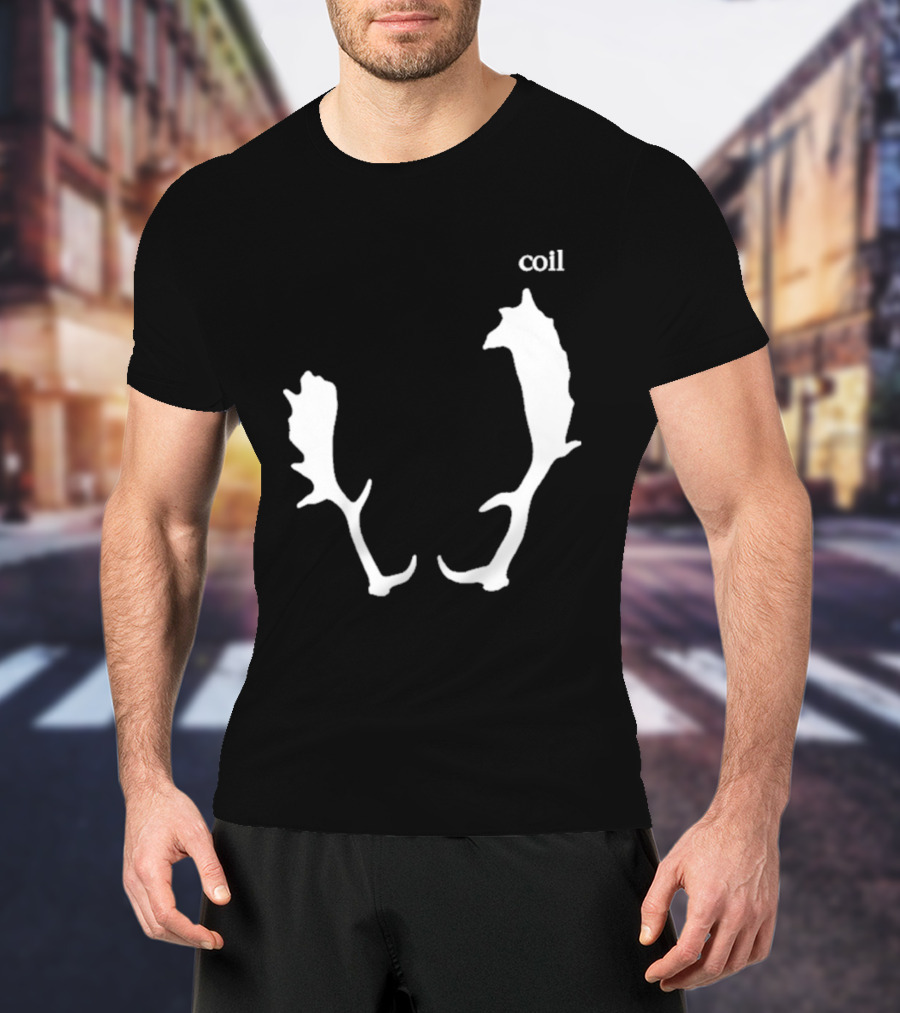 Coil Black Antlers T-Shirt