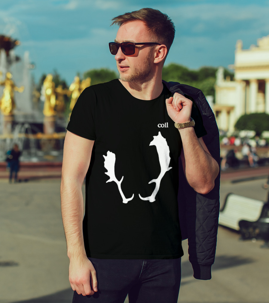 Coil Black Antlers T-Shirt