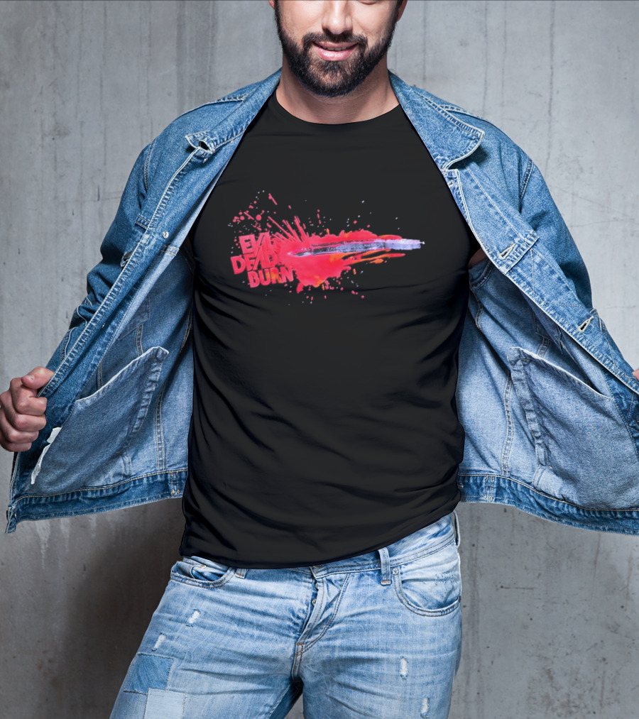 Evil Dead Burn 2026 Horror Splatter Blade T-Shirt