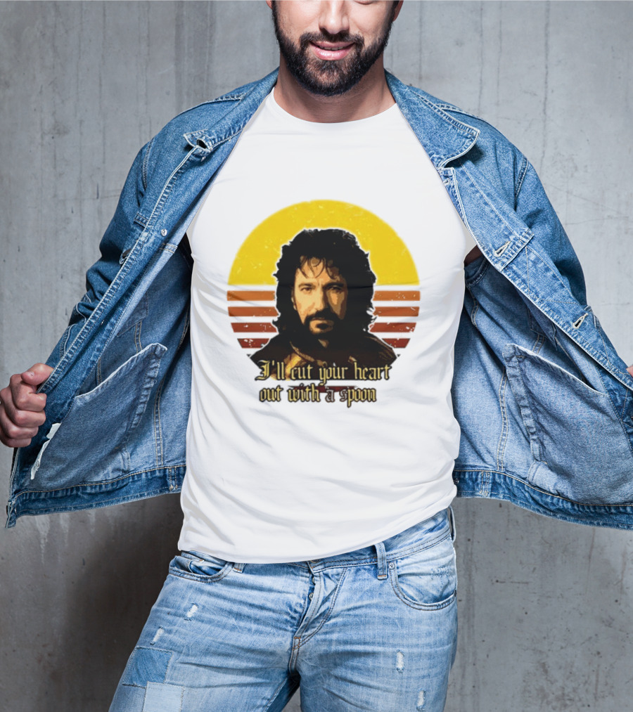 Alan Rickman I'll Cut Your Heart Out With A Spoon T-Shirt