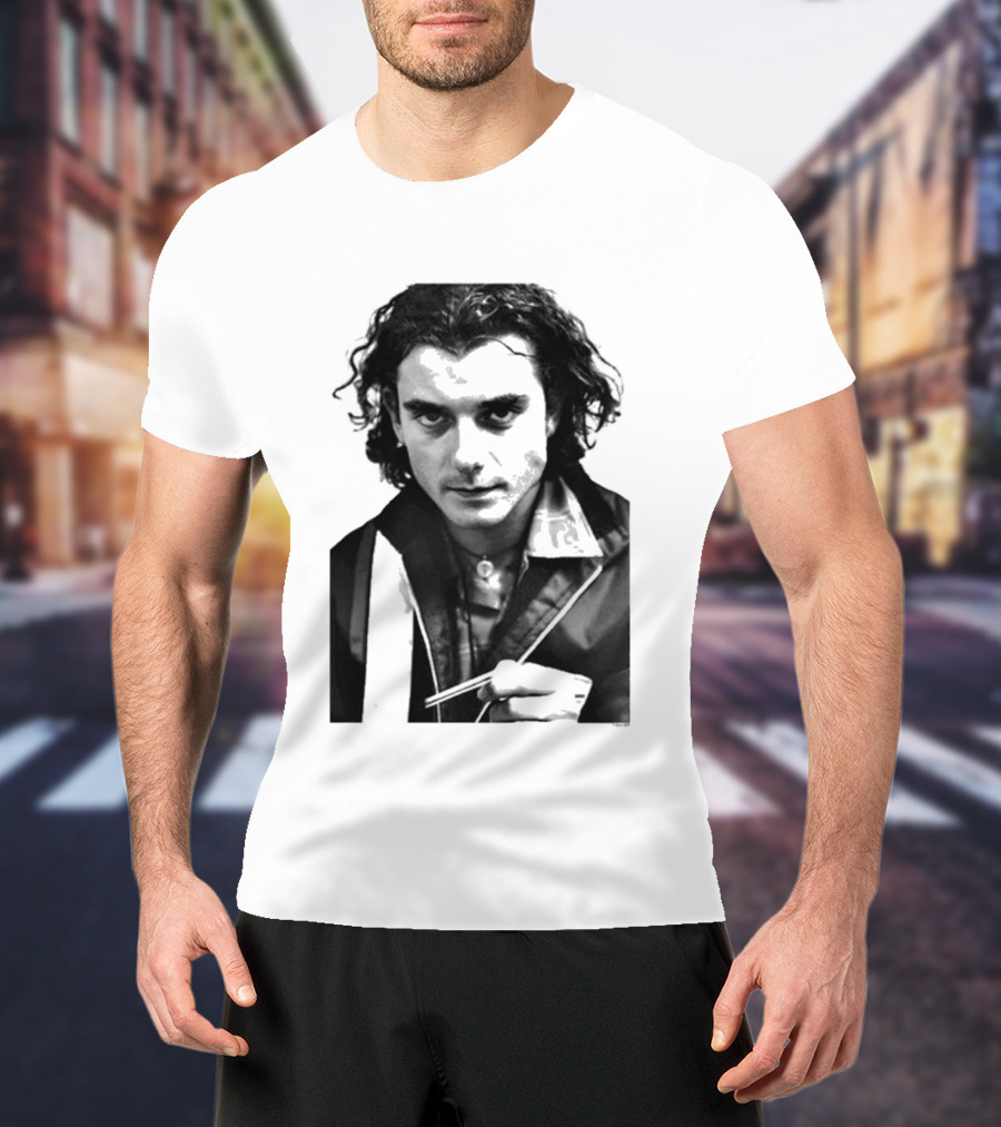 Bush Gavin Rossdale Black White Photo T-Shirt