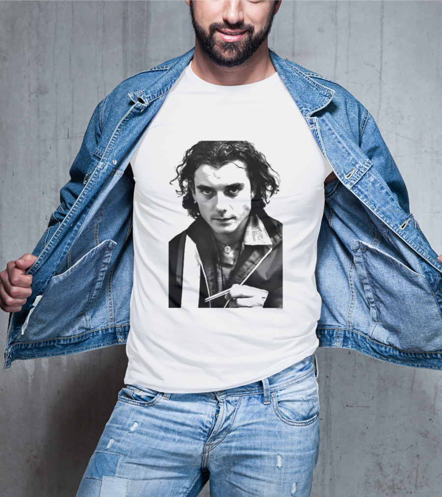 Bush Gavin Rossdale Black White Photo T-Shirt