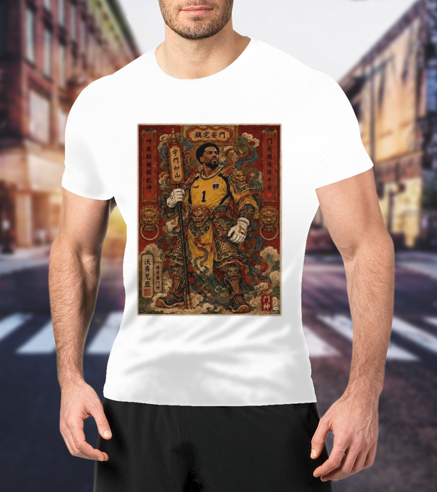 Cape Verde Goalkeeper Vozninha Door God Guardian T-Shirt