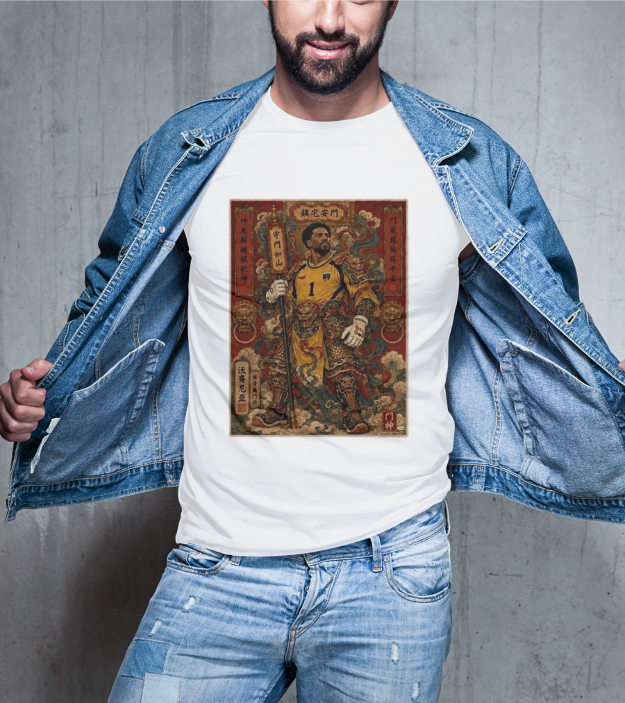 Cape Verde Goalkeeper Vozninha Door God Guardian T-Shirt