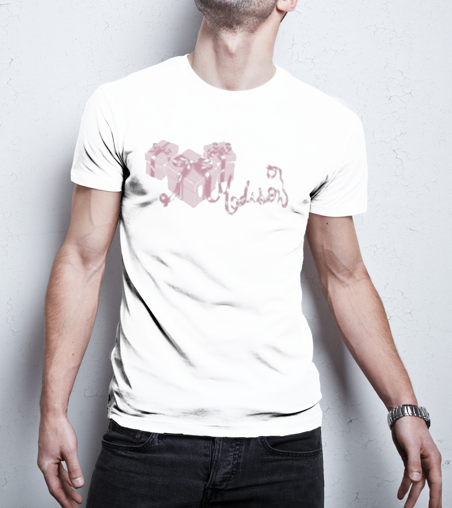Madison Pink Ribbon Gift Boxes T-Shirt