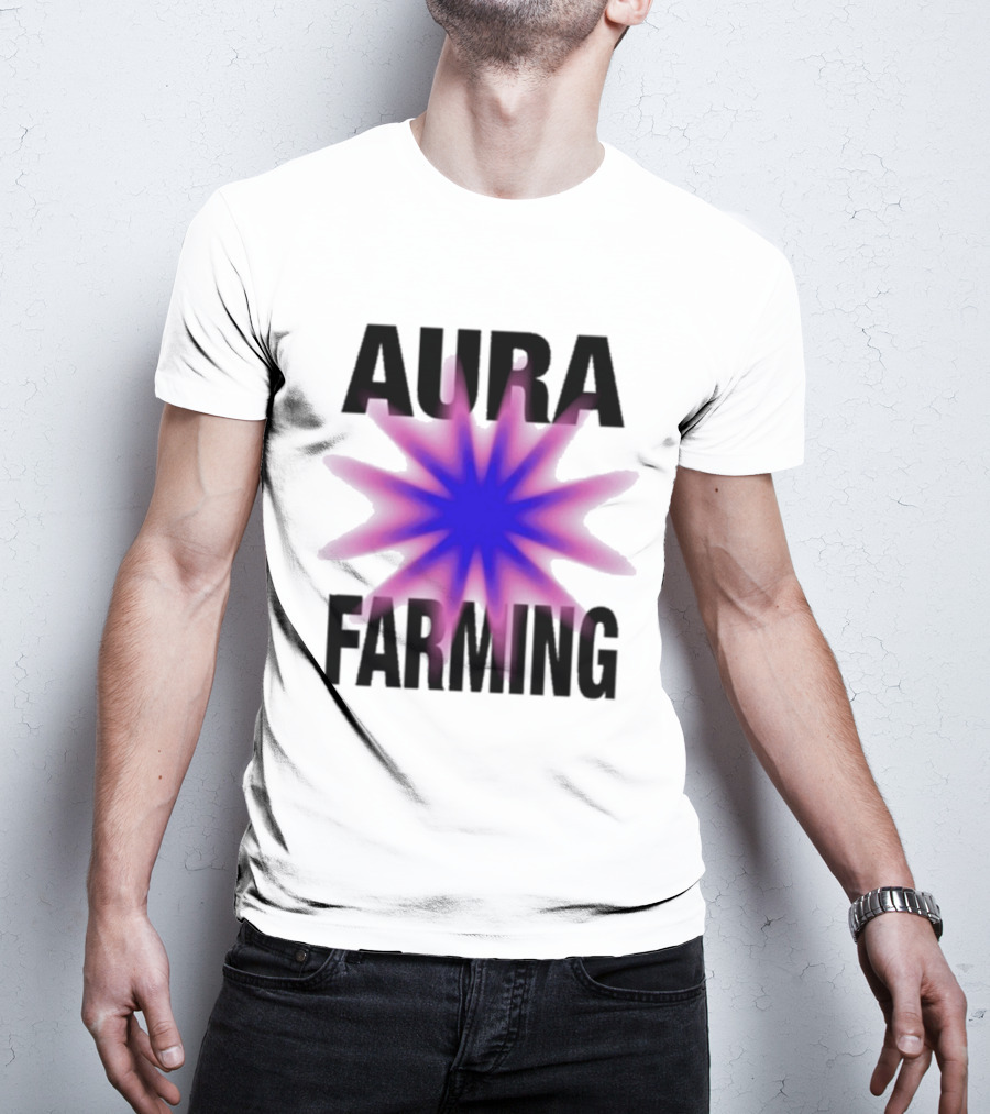 Farming Aura Starburst Energy Visual T-Shirt