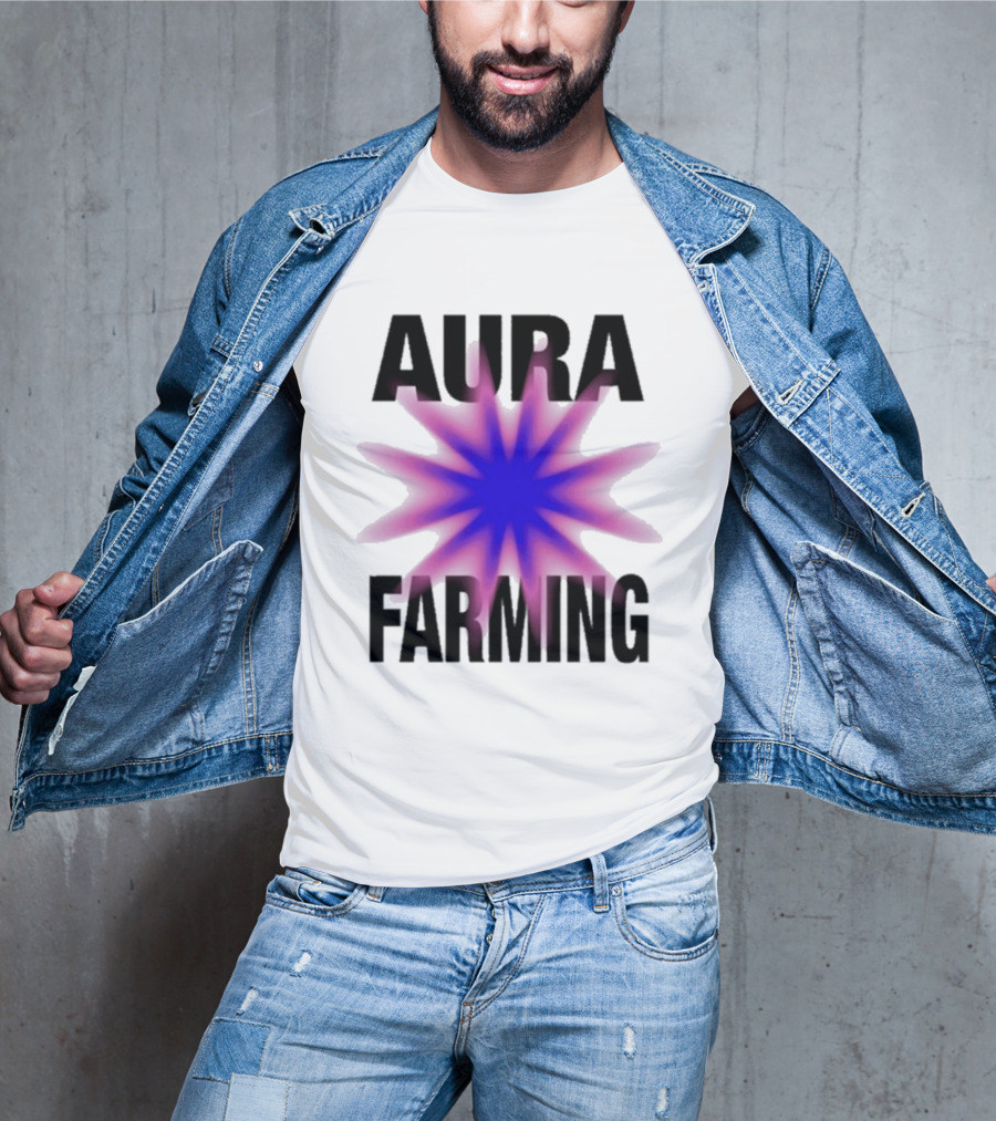Farming Aura Starburst Energy Visual T-Shirt