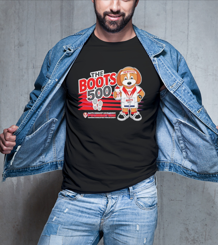 The Boots 500 Saints Community Development Foundation Adventures T-Shirt