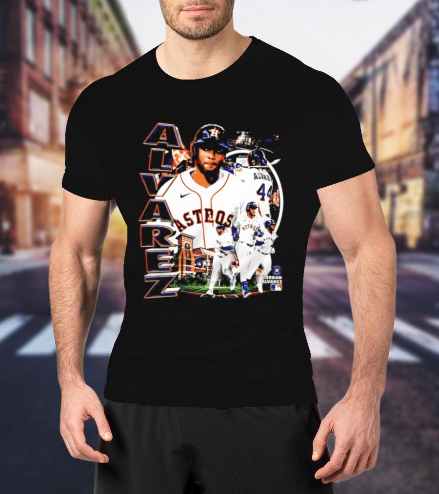 Yordan Alvarez Astros Baseball Number 44 Collage T-Shirt
