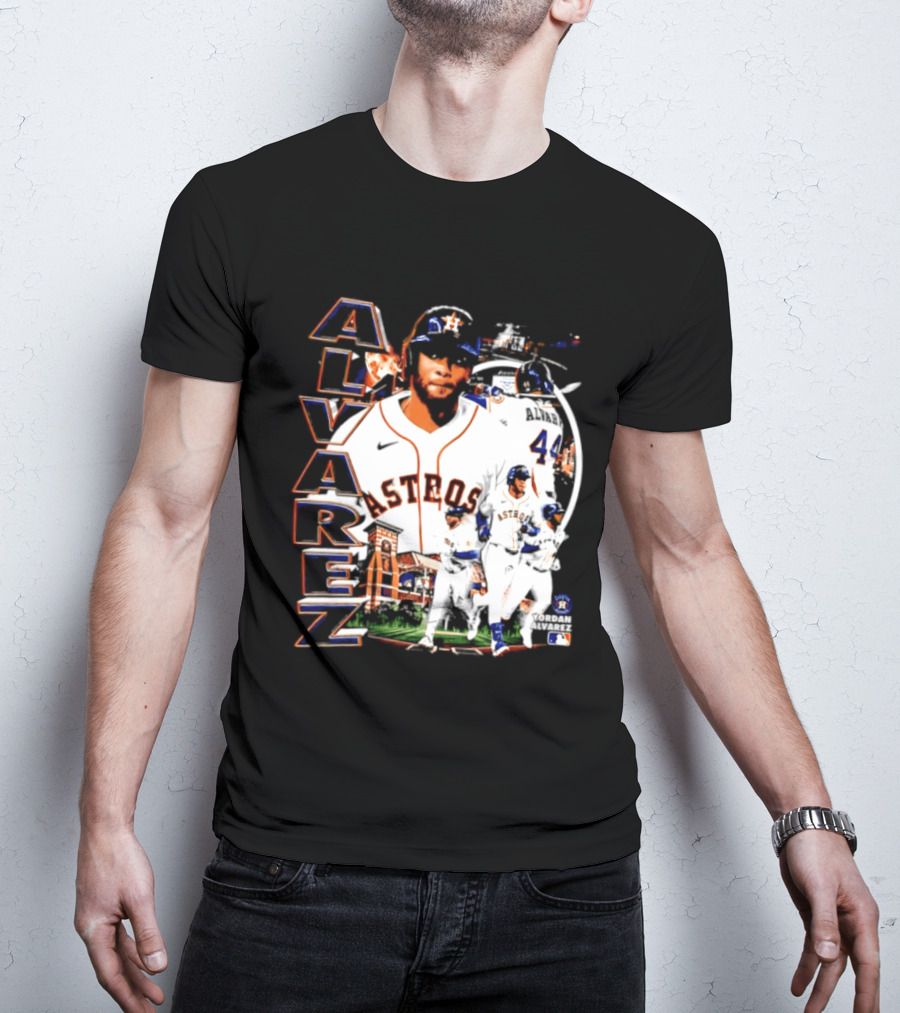 Yordan Alvarez Astros Baseball Number 44 Collage T-Shirt