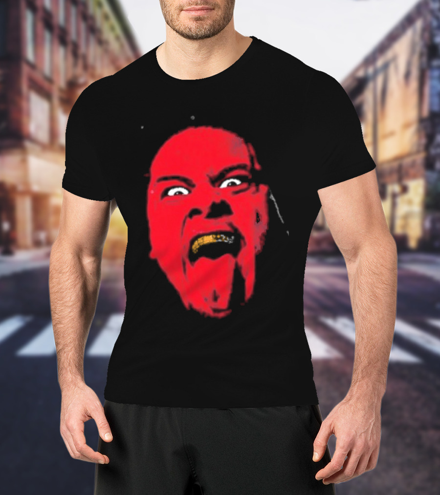 Zilla Fatu Distressed Wrestling Face T-Shirt