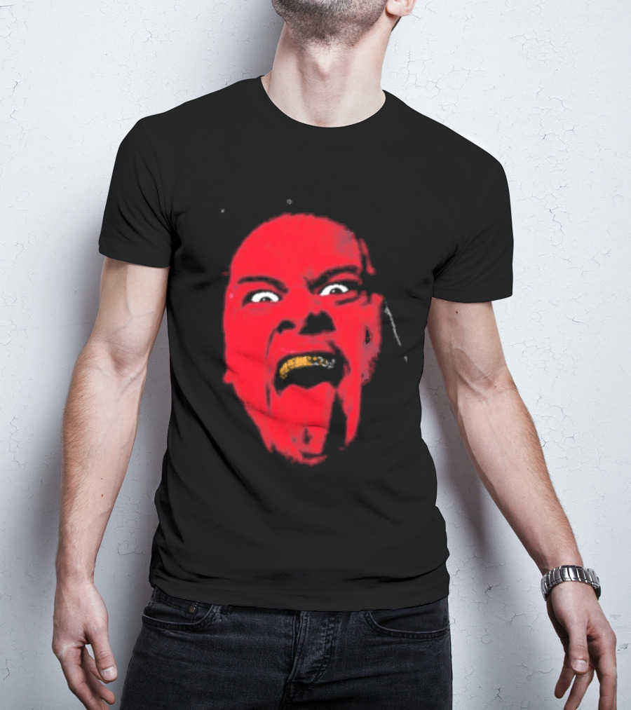 Zilla Fatu Distressed Wrestling Face T-Shirt