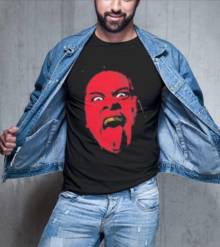 Zilla Fatu Distressed Wrestling Face T-Shirt