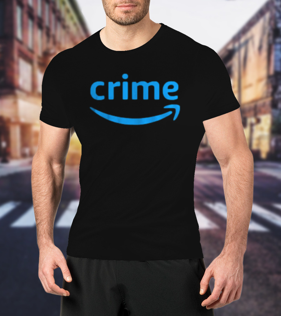Amazon Prime Crime Parody Oversized T-Shirt