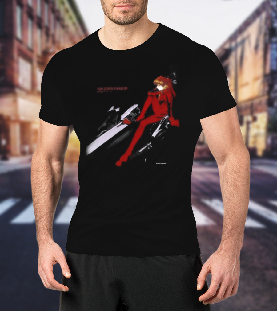 Asuka Langley Soryu Neon Genesis Evangelion Genesis 0 11 Bold Red T-Shirt
